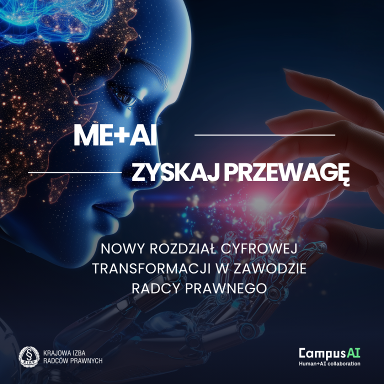 „Sztuczna inteligencja to nie przyszłość – to teraźniejszość. Dajemy radcom prawnym i aplikantom radcowskim konkretne narzędzia, by skutecznie działać w nowoczesnym świecie.”