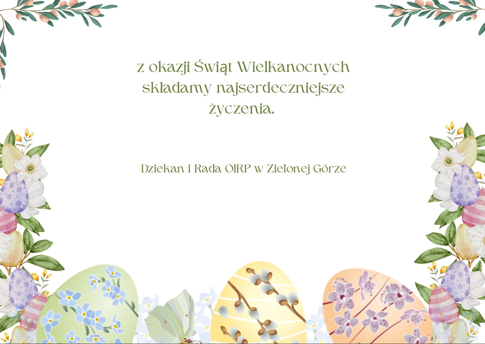 z okazji Świąt Wielkanocnych składamy najserdeczniejsze życzenia 🥚🌼🐤🐇