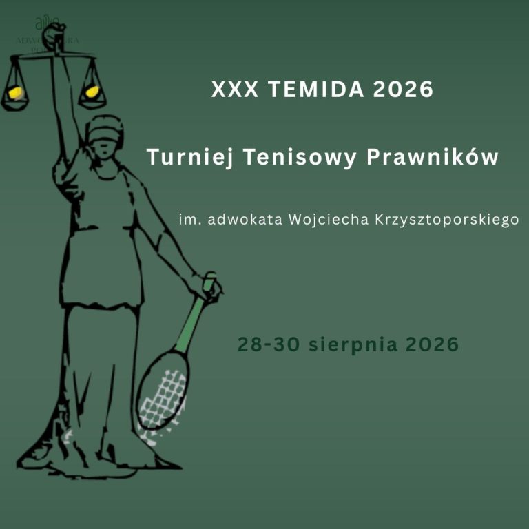 XXX edycja TEMIDY – Turnieju Tenisowego Prawników im. Adwokata Wojciecha Krzysztoporskiego